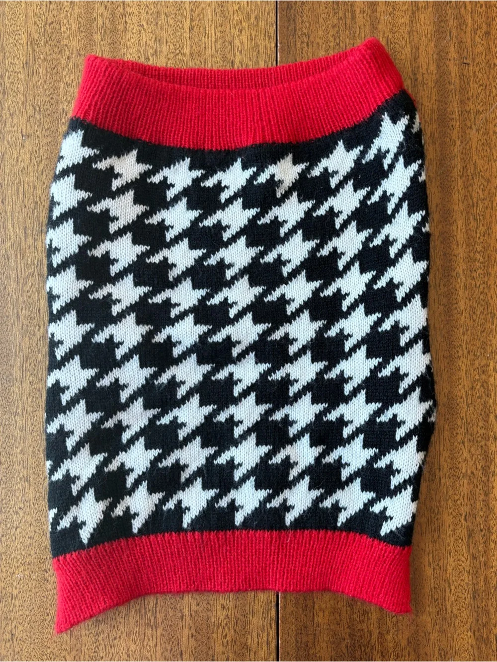 Worthy Dog houndstooth sweater - Small